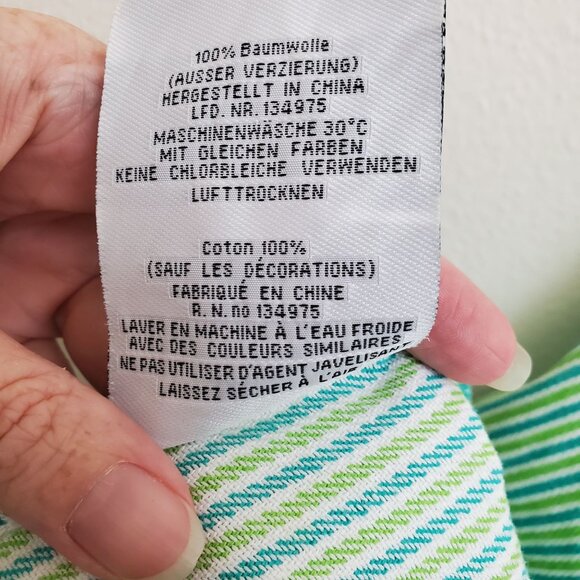 Pampered Chef striped cotton apron - Picture 6 of 8